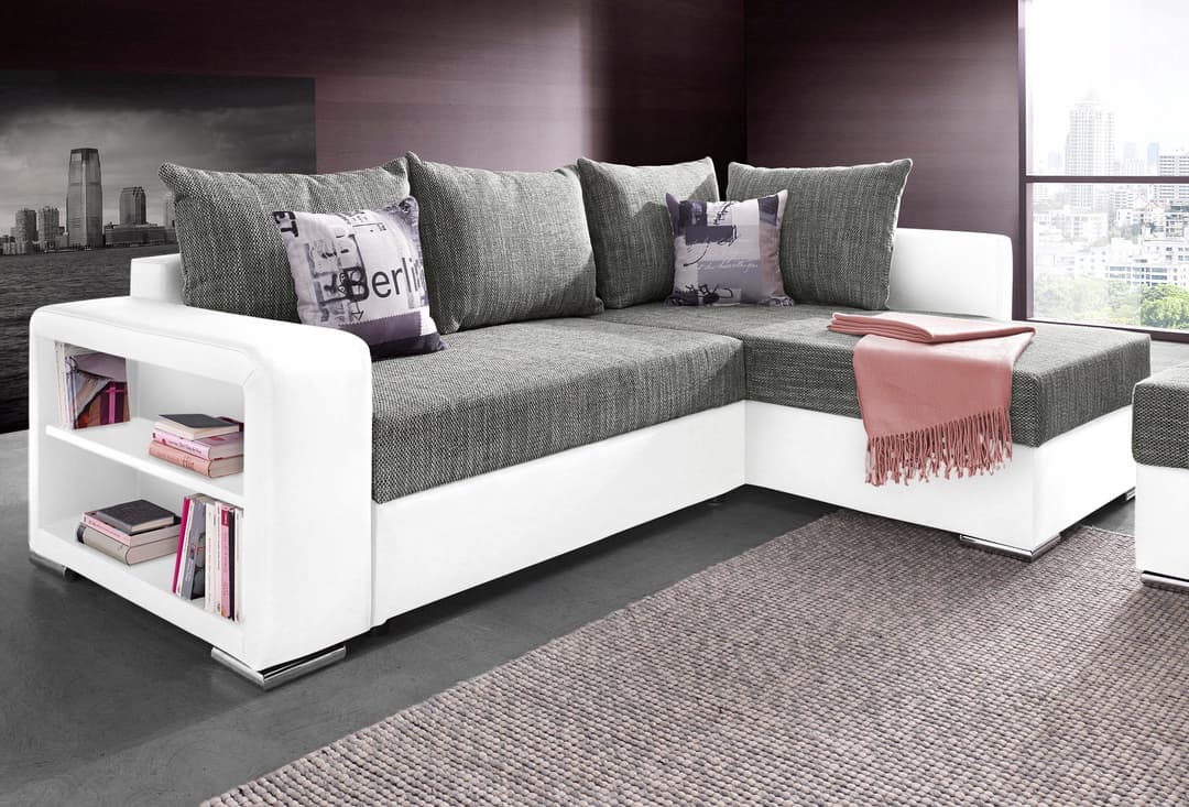 COLLECTION AB Ecksofa John L-Form | Mehrfarbig