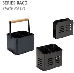 WENKO Organizer Modell Baco | Schwarz