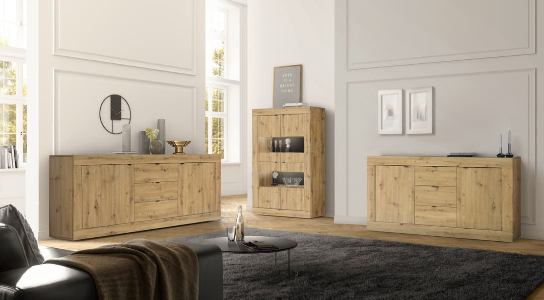 Home affaire Vitrine Basic | Holztöne
