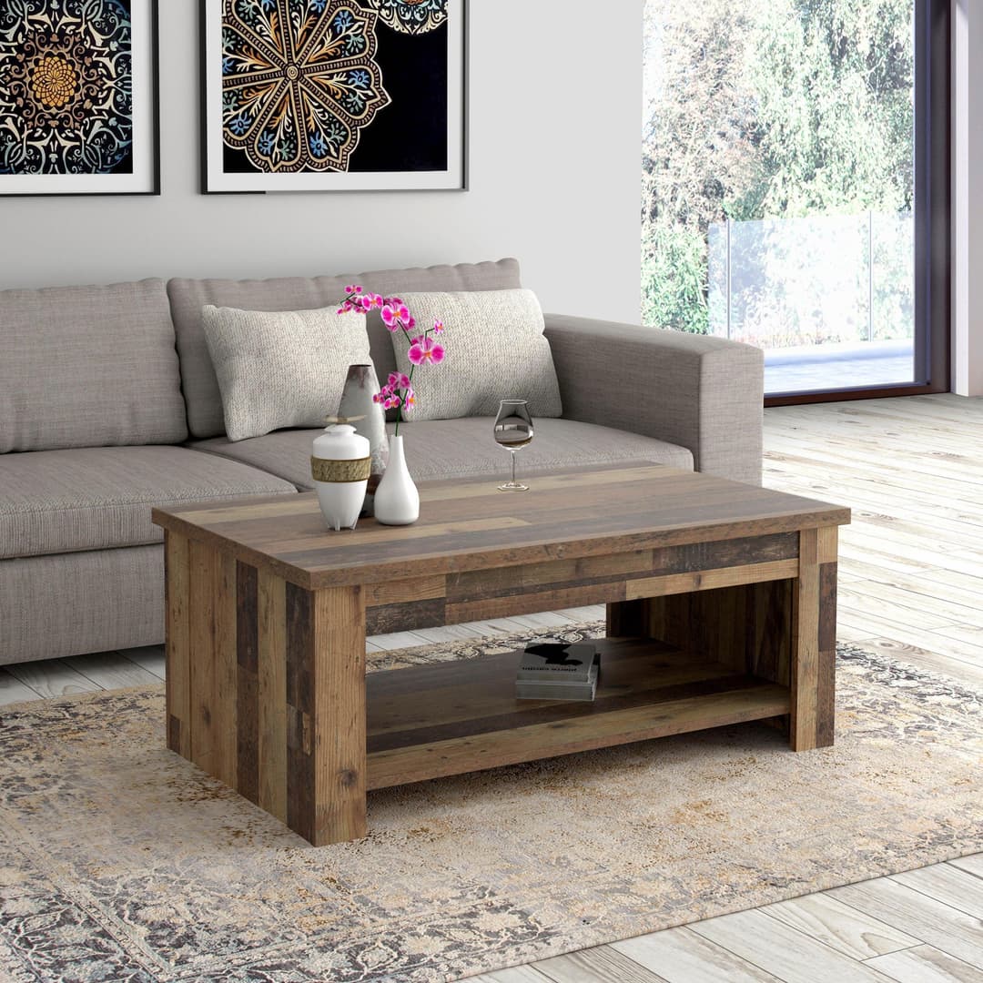 FORTE Couchtisch Clif | Braun