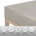 OTTO home Spannbettlaken PHYSALIS | Braun 3