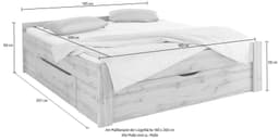 rauch Bett Scala | Braun