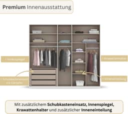 rauch BESTSELLER MONTCLAR Kleiderschrank | Weiß