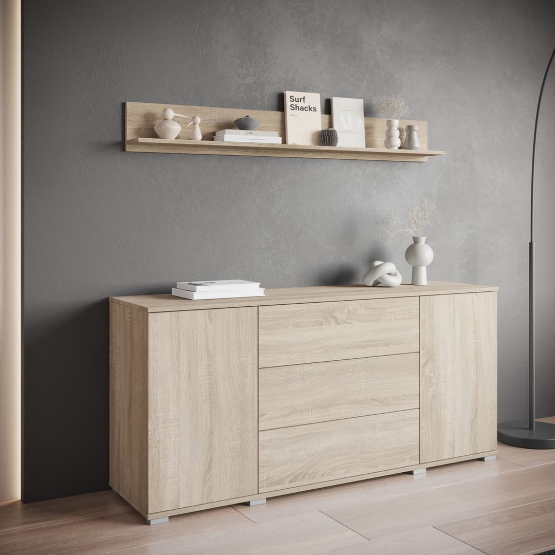Home affaire Wandregal Vera | Holztöne