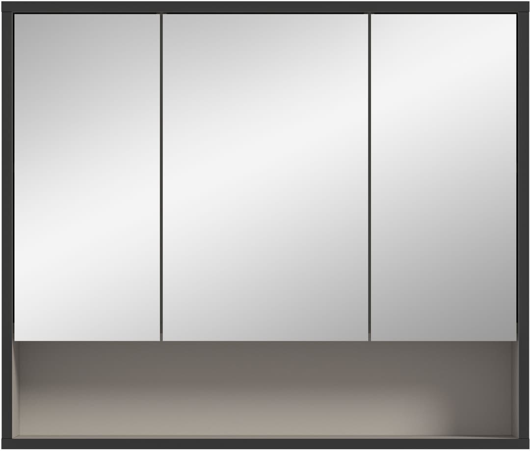 welltime Spiegelschrank Locri | Braun