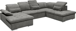 ED EXCITING DESIGN Wohnlandschaft Wayne | Grau
