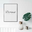 Reinders! Poster Dreams come true | Schwarz 2