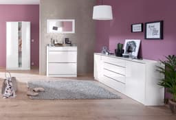 borchardt Möbel Schuhschrank Oliva | Weiß