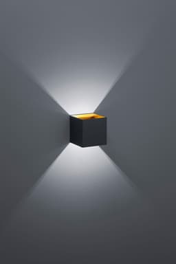 TRIO Leuchten LED Wandleuchte Louis | Schwarz