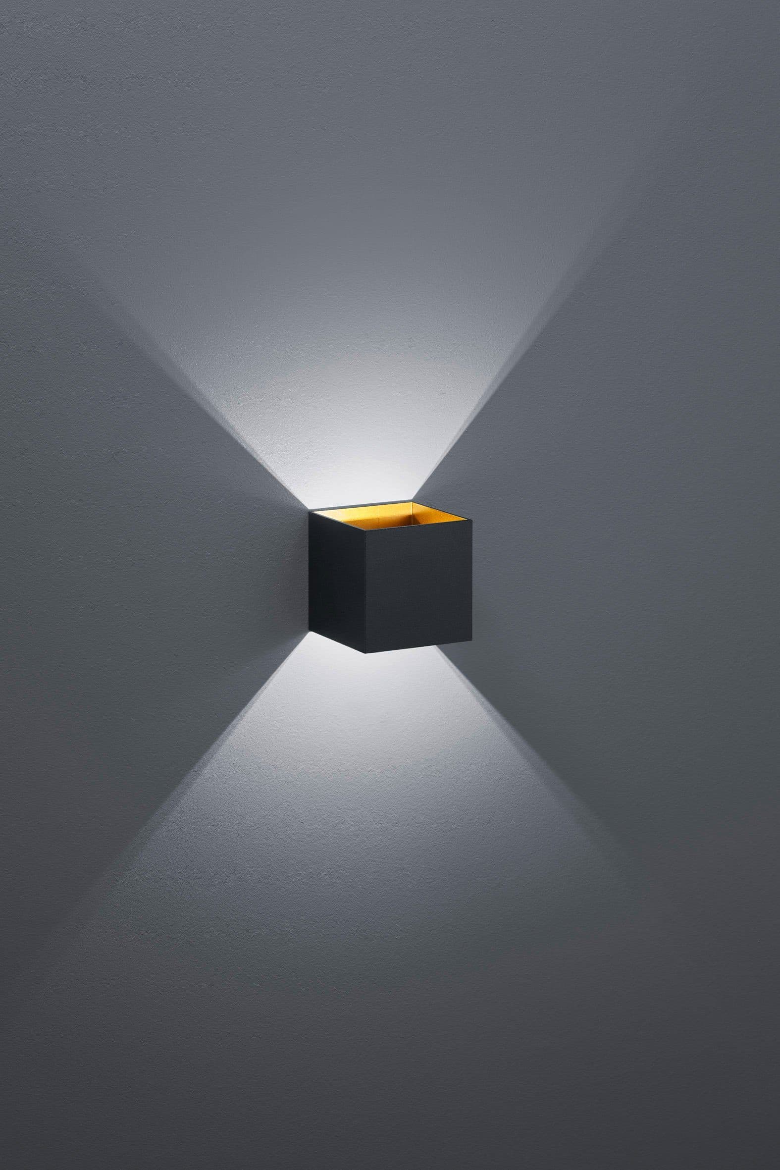 TRIO Leuchten LED Wandleuchte Louis | Schwarz