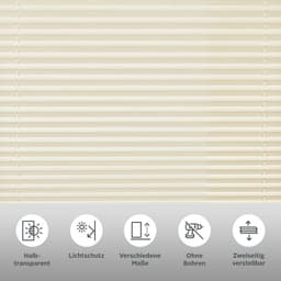OTTO home Plissee EASYFIX PIA | Beige