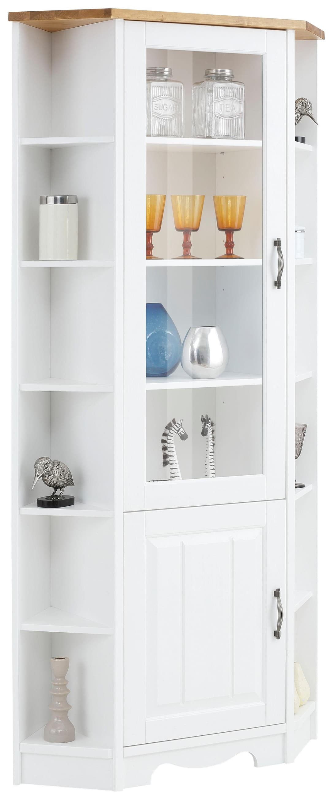 OTTO home Eckvitrine Trinidad | Weiß