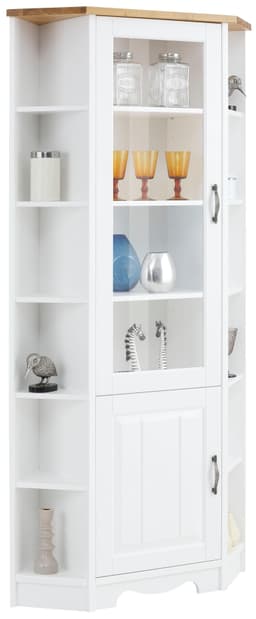 OTTO home Eckvitrine Trinidad | Weiß