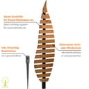 Dobar Rankhilfe Design Rankgitter Abstractus | Holztöne 3