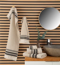 Bruno Banani Handtuch Set Daniel | Beige