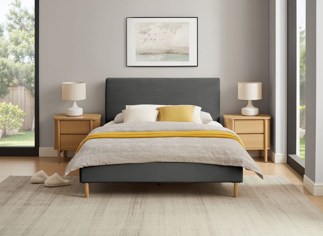 Home affaire Polsterbett Armandine | Grau