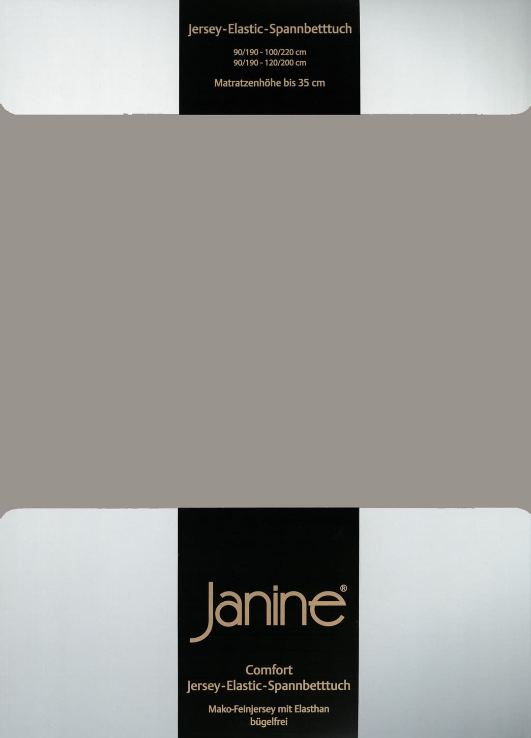 Janine Spannbettlaken ELASTIC 5002 | Grau