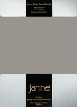 Janine Spannbettlaken ELASTIC 5002 | Grau