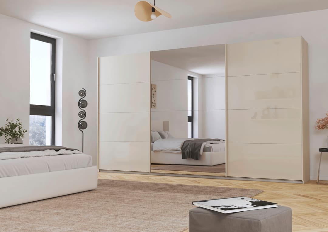 OTTO home AGORDO Schwebetürenschrank | Beige