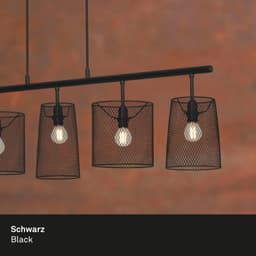 Briloner Leuchten Pendelleuchte RETRO | Schwarz