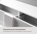 Home affaire Sideboard Jupiter | Weiß 5
