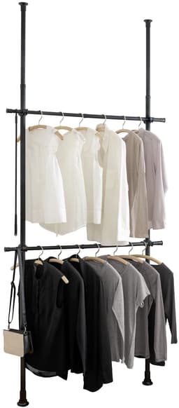 Wenko Teleskopregal Herkules Basic | Schwarz