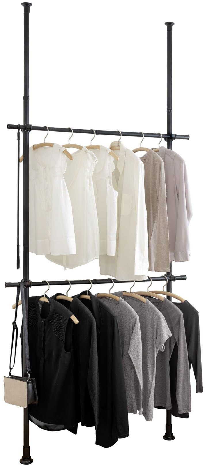 Wenko Teleskopregal Herkules Basic | Schwarz