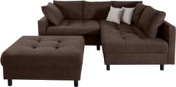COLLECTION AB Ecksofa Toni L-Form | Braun