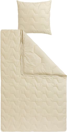 OTTO home Naturfaserbettdecke + Kopfkissen | Beige