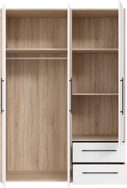 FORTE Kleiderschrank Mokkaris | Holztöne