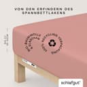 Schlafgut Spannbettlaken PURE Bio-Baumwolle | Lila