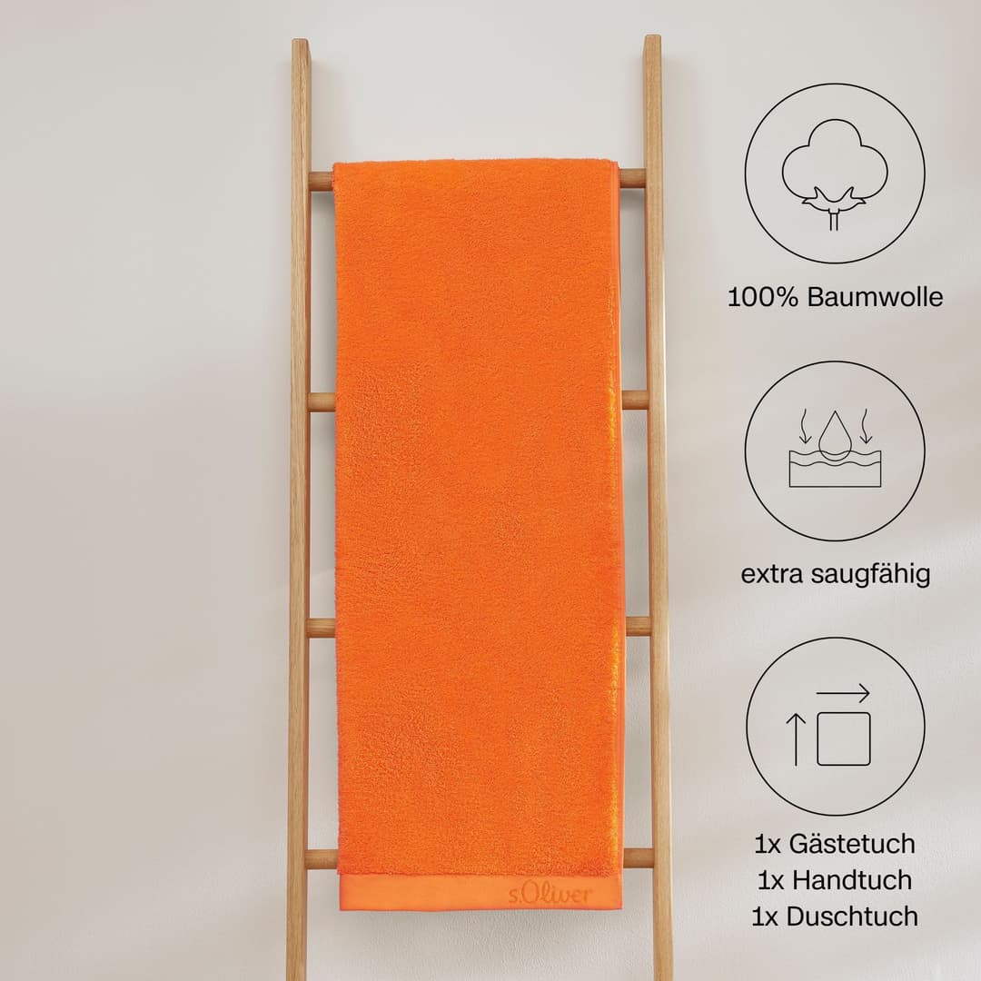 s.Oliver Handtuch Set | Orange