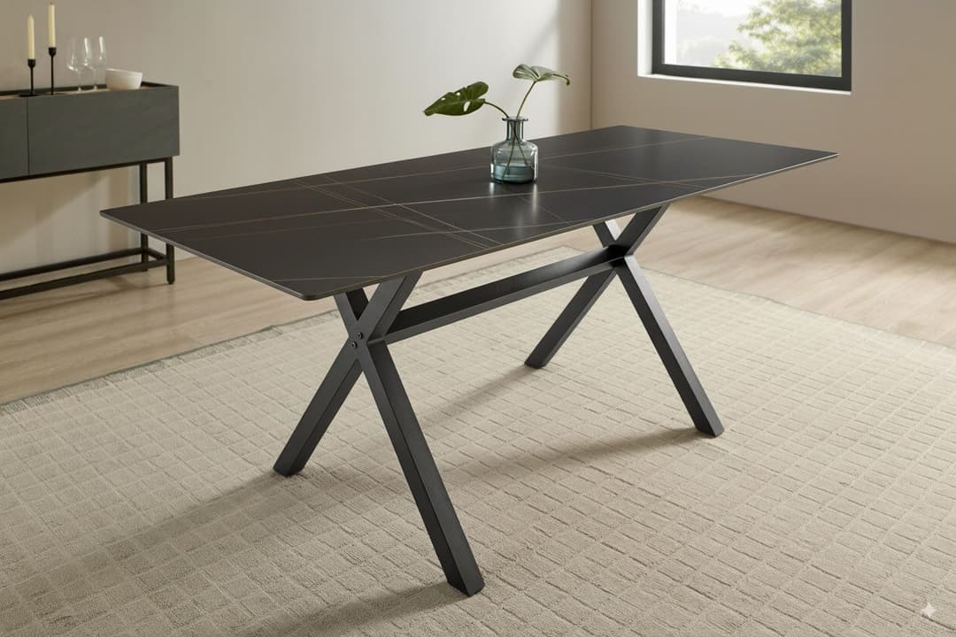 OTTO home Esstisch Cazie | Schwarz