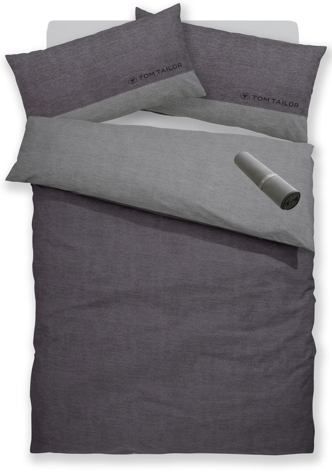 TOM TAILOR HOME Bettwäsche Henry | Grau