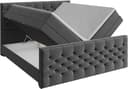 FORTE Boxspringbett Lanciano Max | Grau 4