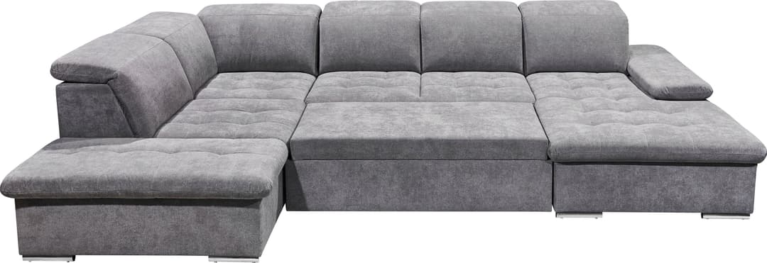 ED EXCITING DESIGN Wohnlandschaft Wayne | Grau