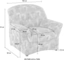 DOMO collection Sessel Bahia | Braun 5