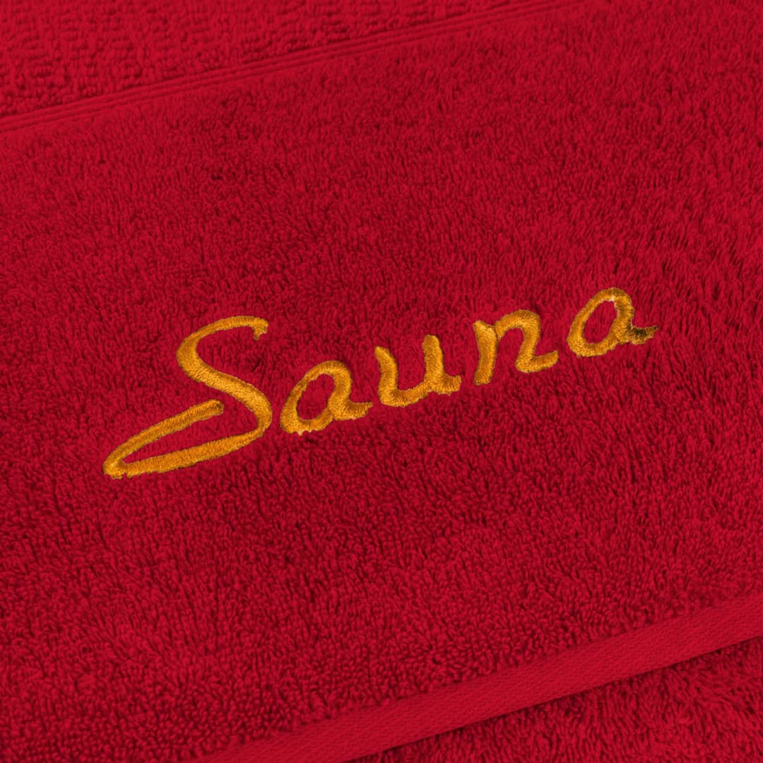 Möve for frottana Saunatuch Pearl | Rot