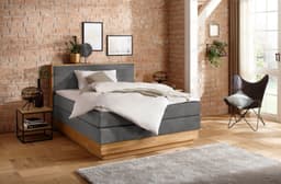 Home affaire Boxspringbett Cavan | Grau