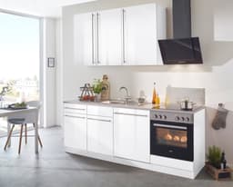 wiho Küchen Küchenzeile Chicago | Weiß