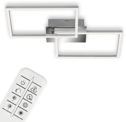 Briloner Leuchten LED Deckenleuchte FRAME | Silber