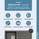 Schock Granitspüle Typos D-100 S | Schwarz 3