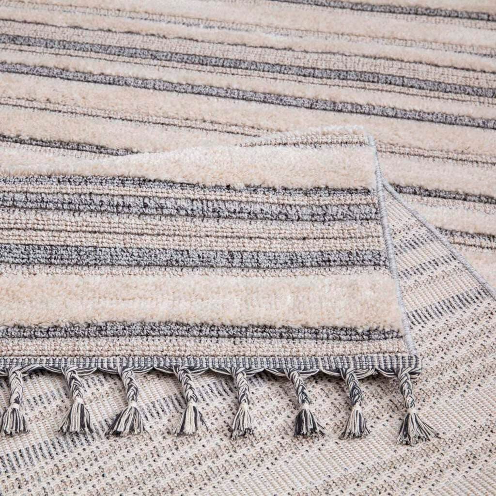 Carpet City Hochflor-Teppich Valencia 807 | Grau