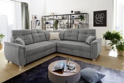 Jockenhöfer Gruppe Ecksofa Udine L-Form | Grau