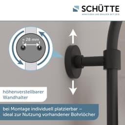Schütte Duschsäule MADURA FRESH | Schwarz
