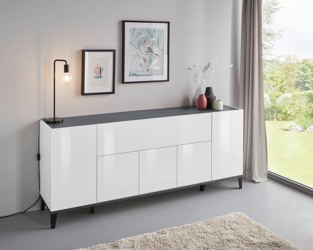 Home affaire Sideboard Sunrise | Weiß