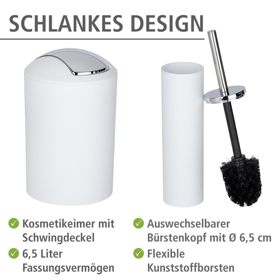 WENKO Badaccessoire-Set Calvo | Weiß