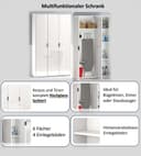 Home affaire Mehrzweckschrank JOLLY | Weiß 4