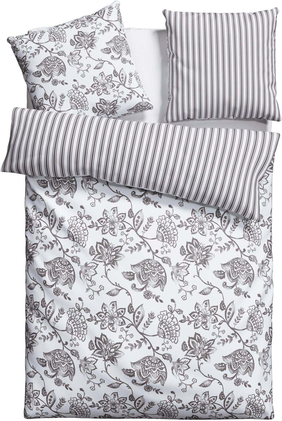 OTTO home Bettwäsche Nordby | Grau