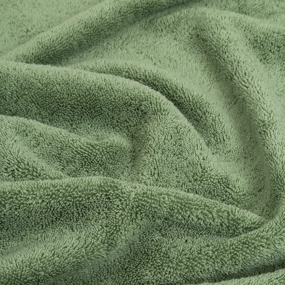 Wolkenfeld Handtuch Set Premium Low-Twist Baumwolle | Grün